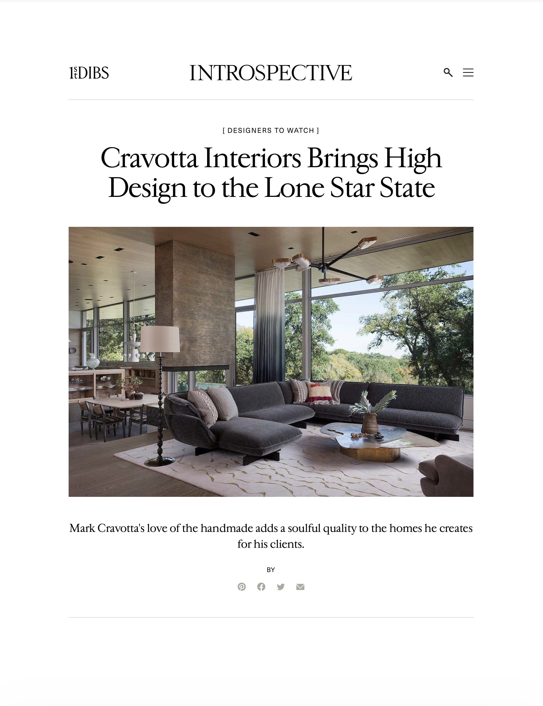 Rocky River living room with Cassina sectional, Vincenzo De Cotiis coffee table, bronze fireplace hood, designed by Cravotta Interiors